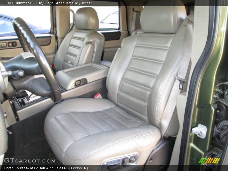 Front Seat of 2003 H2 SUV