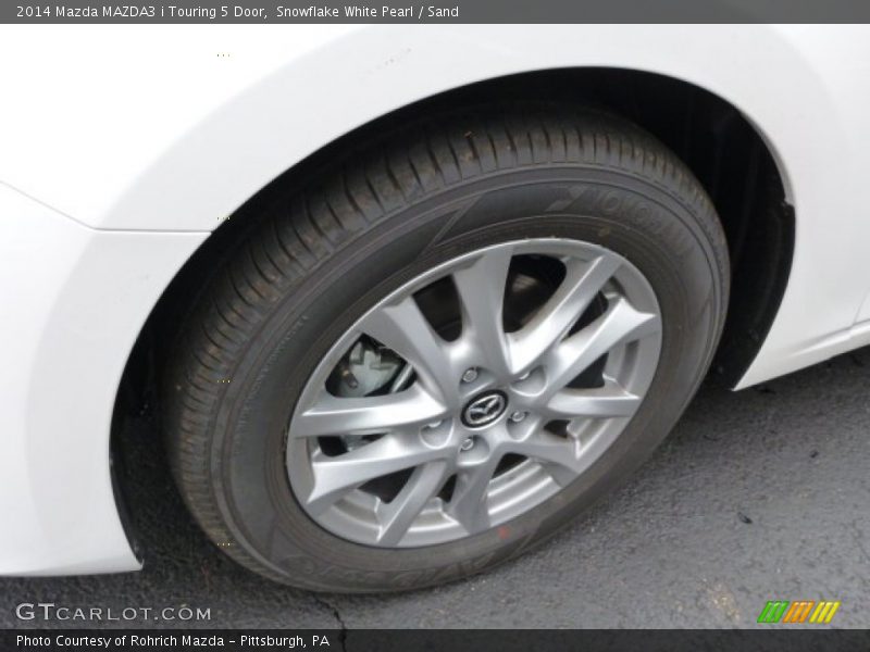 Snowflake White Pearl / Sand 2014 Mazda MAZDA3 i Touring 5 Door