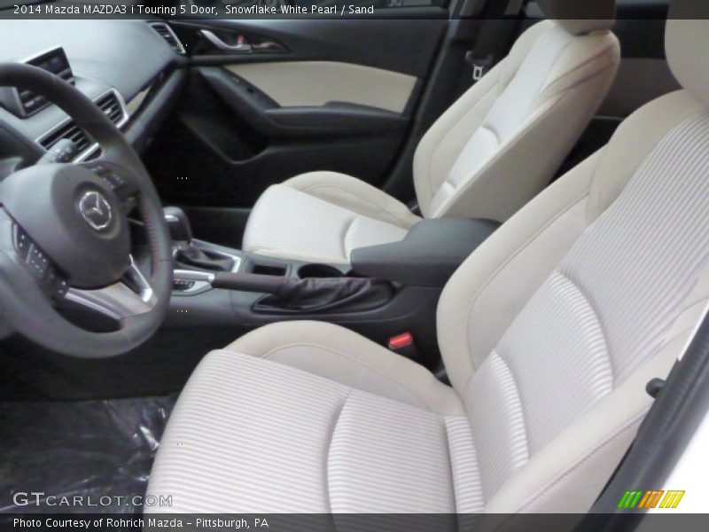  2014 MAZDA3 i Touring 5 Door Sand Interior