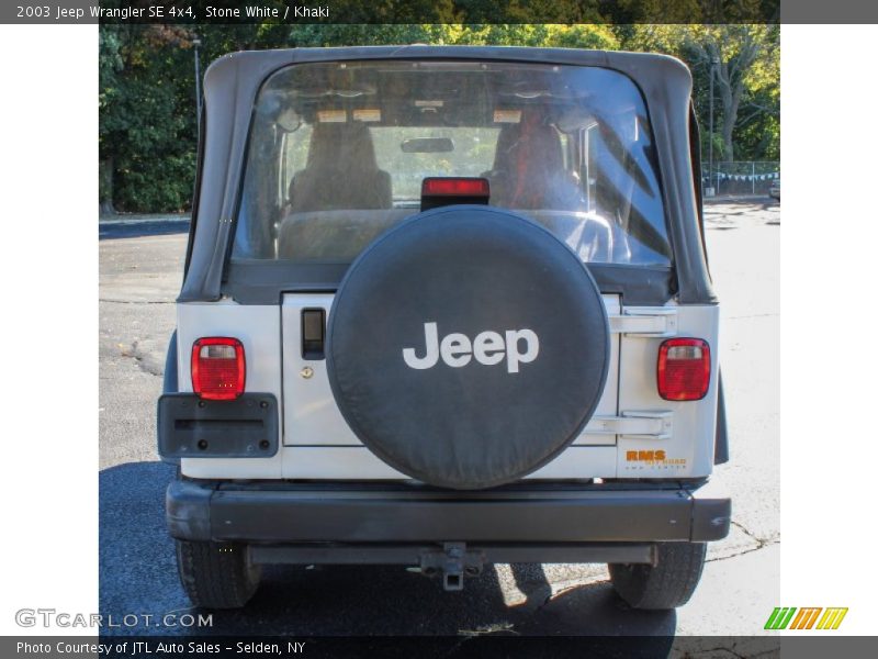 Stone White / Khaki 2003 Jeep Wrangler SE 4x4