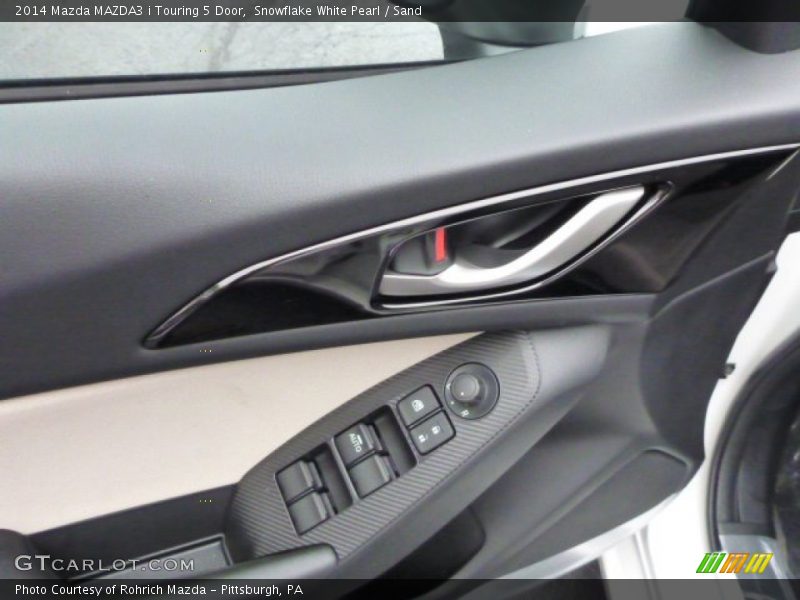 Snowflake White Pearl / Sand 2014 Mazda MAZDA3 i Touring 5 Door