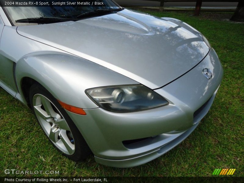 Sunlight Silver Metallic / Black 2004 Mazda RX-8 Sport
