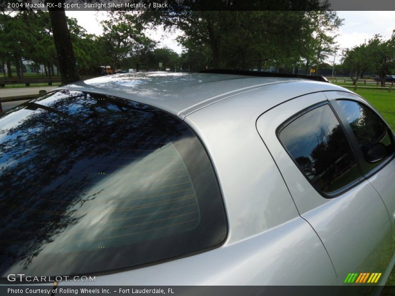 Sunlight Silver Metallic / Black 2004 Mazda RX-8 Sport