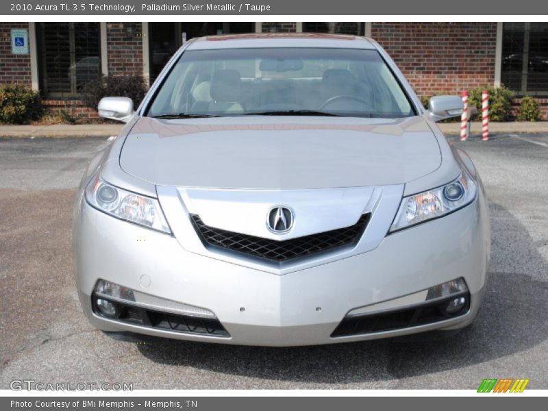 Palladium Silver Metallic / Taupe 2010 Acura TL 3.5 Technology