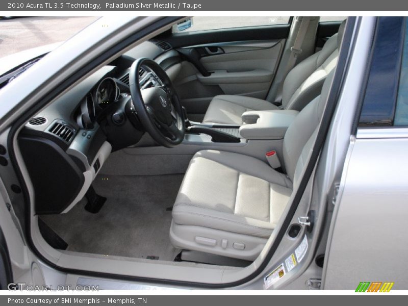 Palladium Silver Metallic / Taupe 2010 Acura TL 3.5 Technology