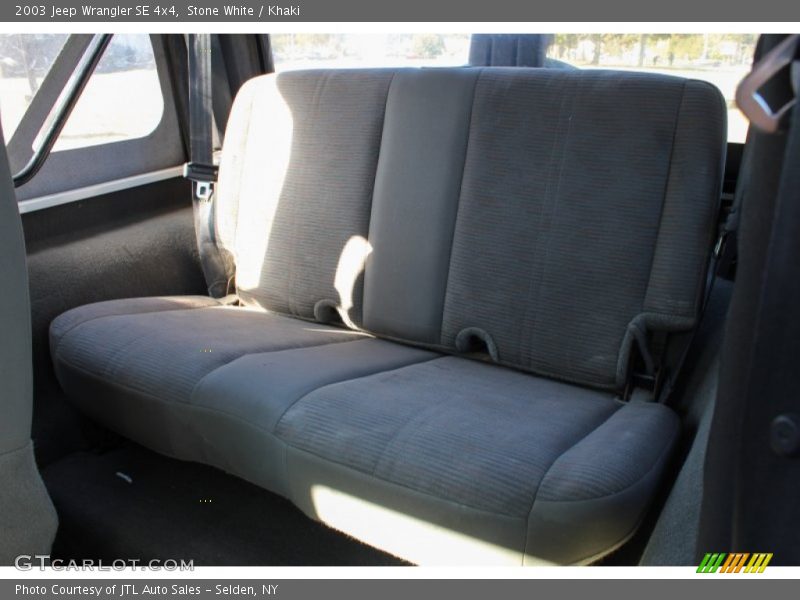 Stone White / Khaki 2003 Jeep Wrangler SE 4x4