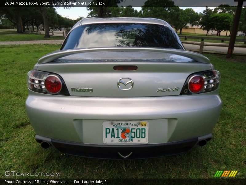 Sunlight Silver Metallic / Black 2004 Mazda RX-8 Sport