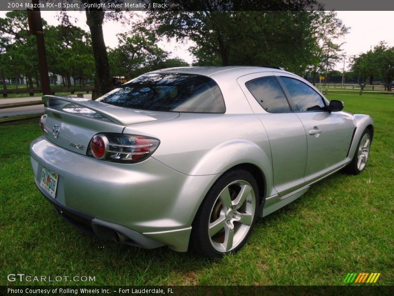 Sunlight Silver Metallic / Black 2004 Mazda RX-8 Sport