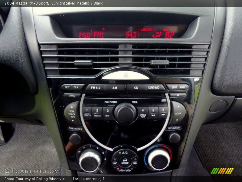 Controls of 2004 RX-8 Sport