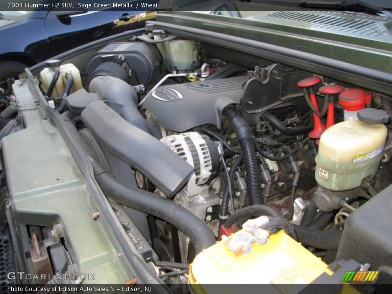  2003 H2 SUV Engine - 6.0 Liter OHV 16V Vortec V8