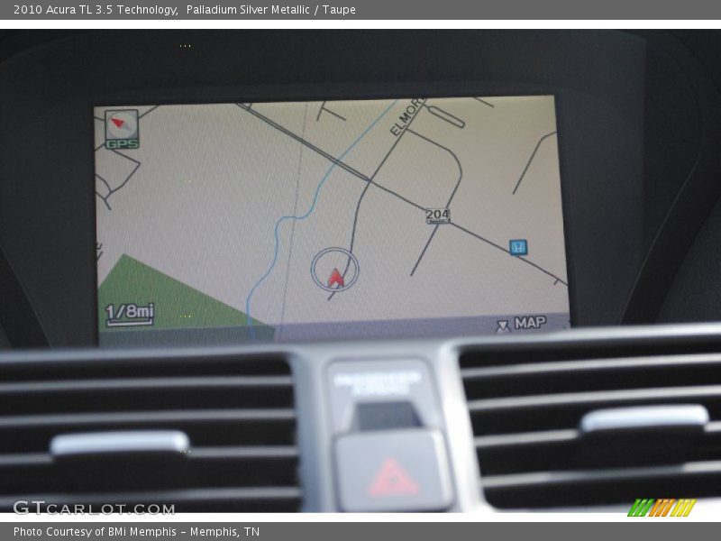 Palladium Silver Metallic / Taupe 2010 Acura TL 3.5 Technology