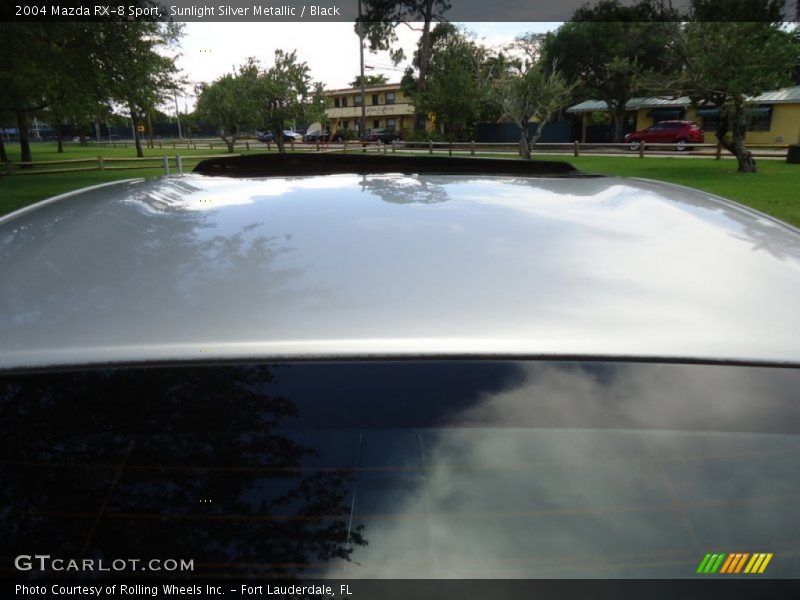 Sunlight Silver Metallic / Black 2004 Mazda RX-8 Sport