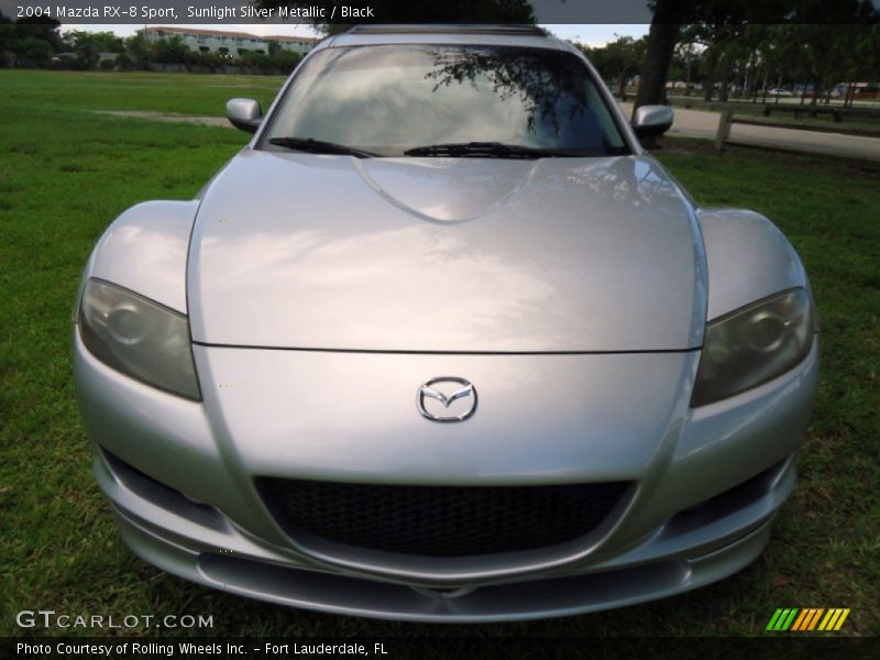 Sunlight Silver Metallic / Black 2004 Mazda RX-8 Sport