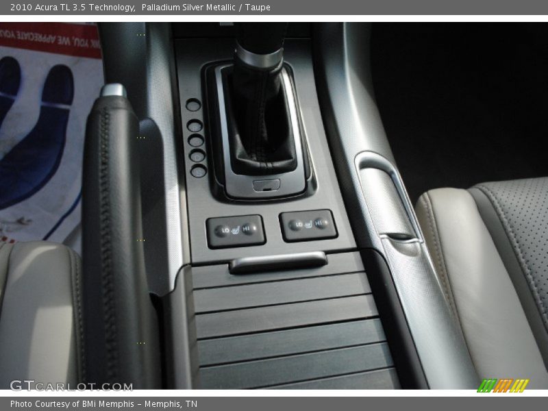 Palladium Silver Metallic / Taupe 2010 Acura TL 3.5 Technology