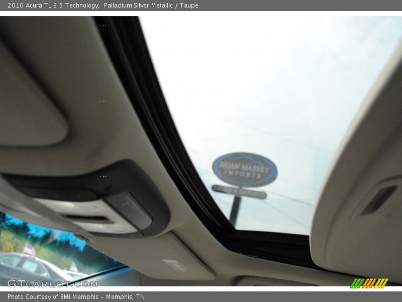 Palladium Silver Metallic / Taupe 2010 Acura TL 3.5 Technology