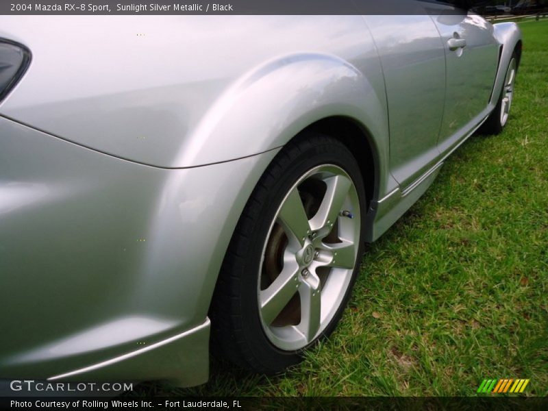 Sunlight Silver Metallic / Black 2004 Mazda RX-8 Sport