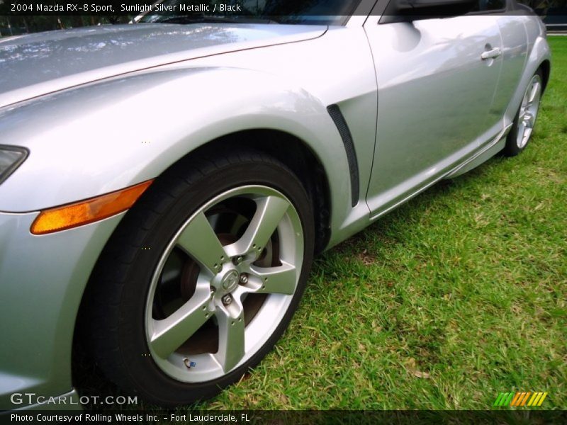 Sunlight Silver Metallic / Black 2004 Mazda RX-8 Sport