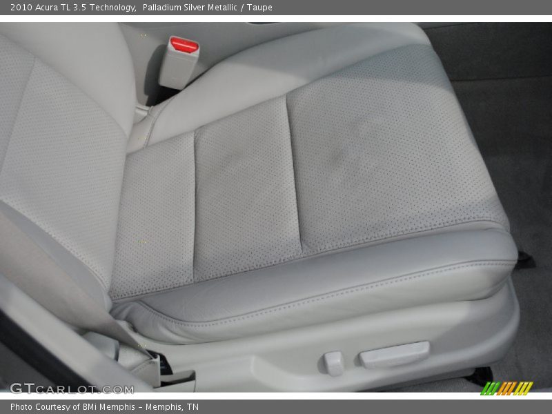Palladium Silver Metallic / Taupe 2010 Acura TL 3.5 Technology