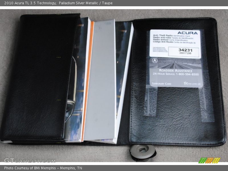 Palladium Silver Metallic / Taupe 2010 Acura TL 3.5 Technology