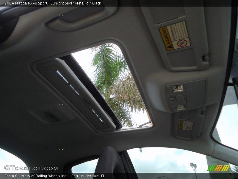 Sunlight Silver Metallic / Black 2004 Mazda RX-8 Sport