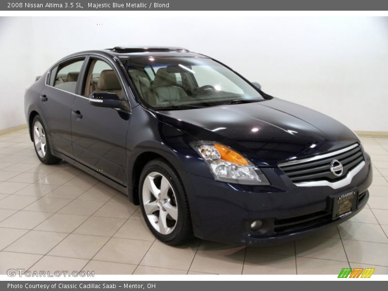 Majestic Blue Metallic / Blond 2008 Nissan Altima 3.5 SL