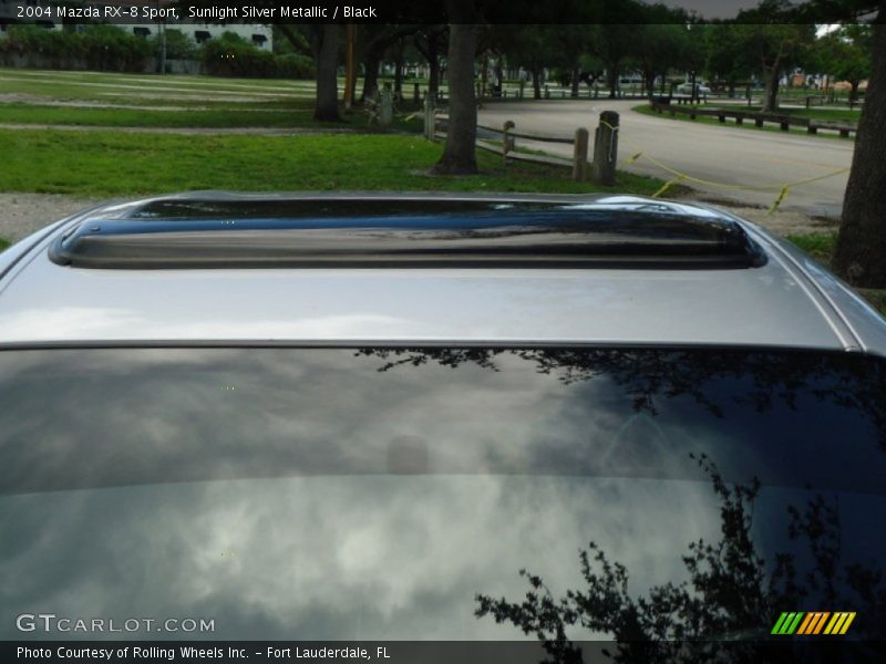 Sunlight Silver Metallic / Black 2004 Mazda RX-8 Sport