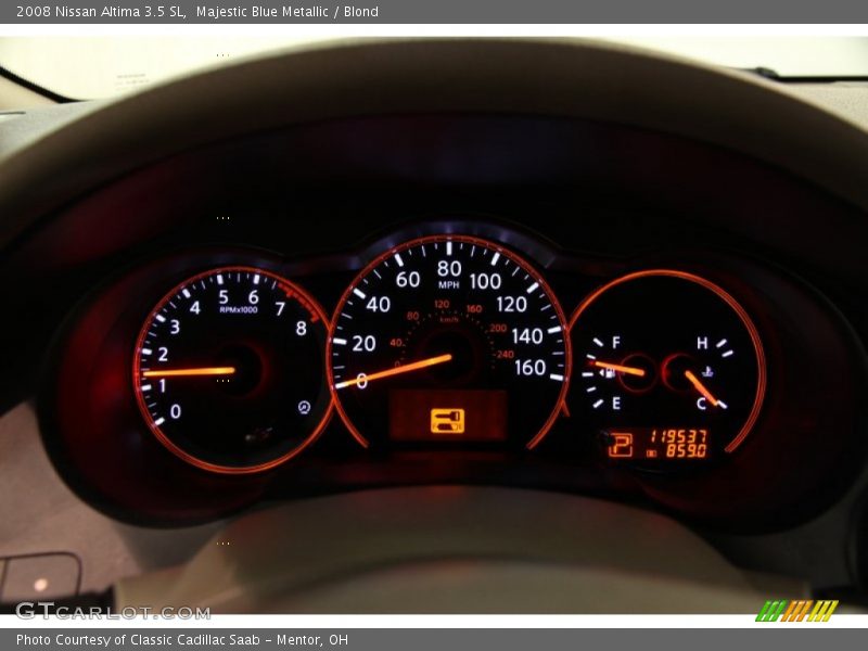 Majestic Blue Metallic / Blond 2008 Nissan Altima 3.5 SL