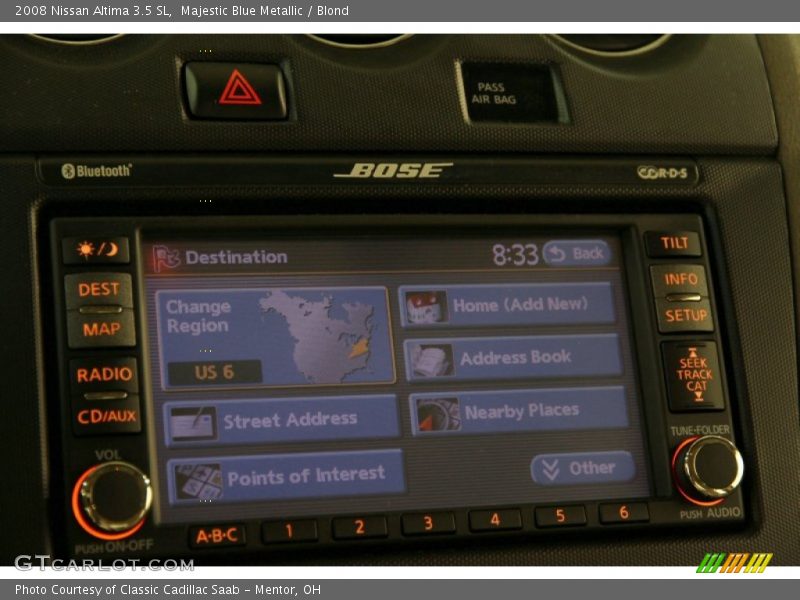 Majestic Blue Metallic / Blond 2008 Nissan Altima 3.5 SL