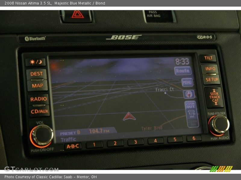 Majestic Blue Metallic / Blond 2008 Nissan Altima 3.5 SL