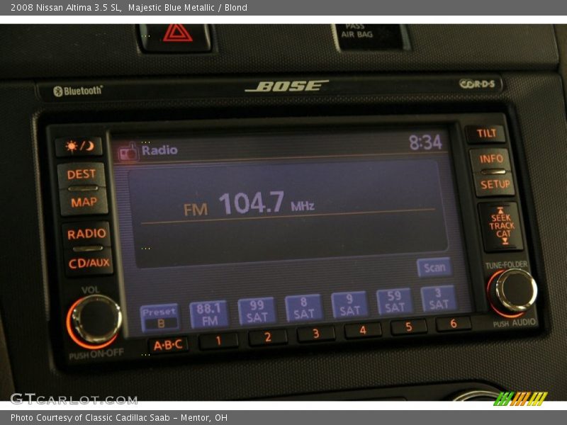Majestic Blue Metallic / Blond 2008 Nissan Altima 3.5 SL
