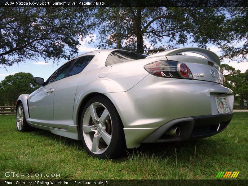 Sunlight Silver Metallic / Black 2004 Mazda RX-8 Sport
