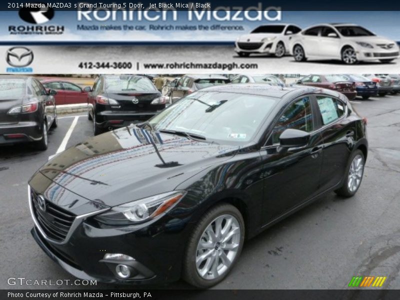 Jet Black Mica / Black 2014 Mazda MAZDA3 s Grand Touring 5 Door