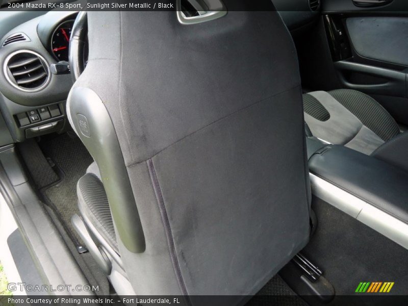 Sunlight Silver Metallic / Black 2004 Mazda RX-8 Sport