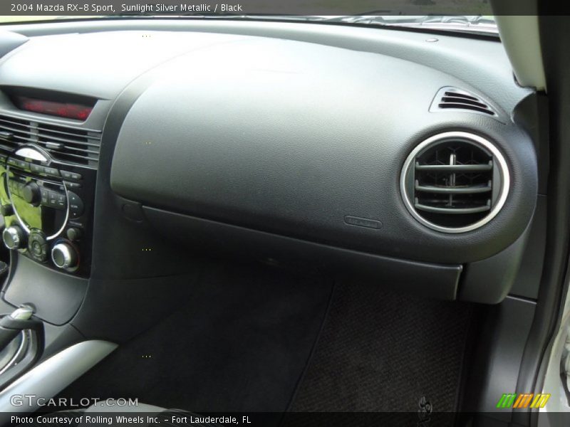 Sunlight Silver Metallic / Black 2004 Mazda RX-8 Sport