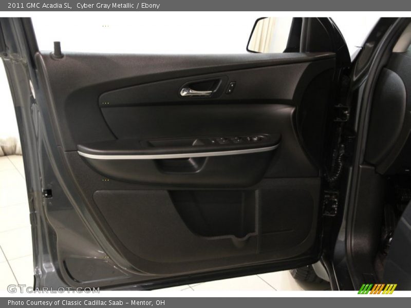 Cyber Gray Metallic / Ebony 2011 GMC Acadia SL