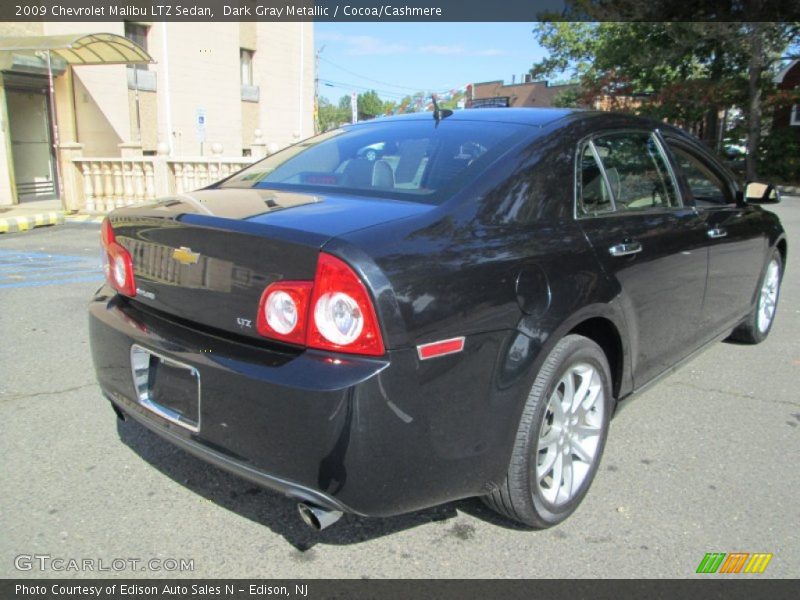 Dark Gray Metallic / Cocoa/Cashmere 2009 Chevrolet Malibu LTZ Sedan