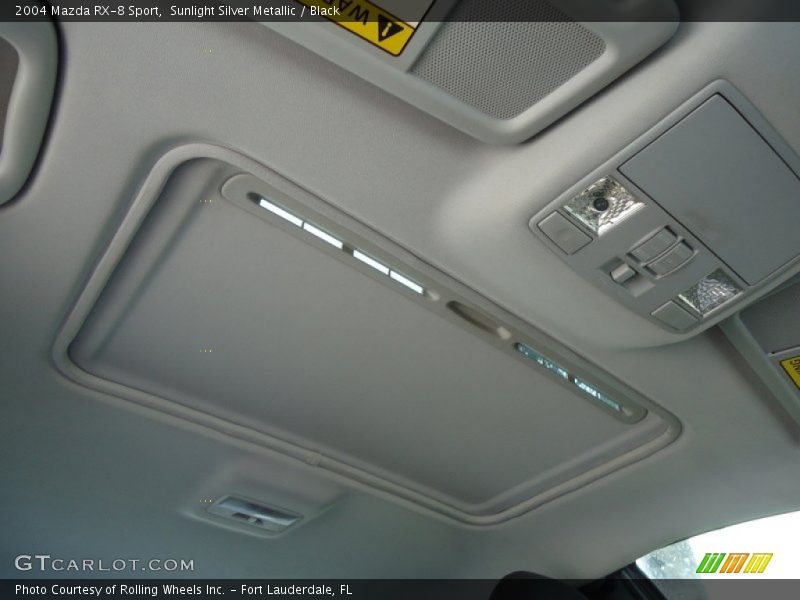 Sunlight Silver Metallic / Black 2004 Mazda RX-8 Sport