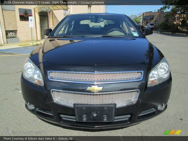 Dark Gray Metallic / Cocoa/Cashmere 2009 Chevrolet Malibu LTZ Sedan