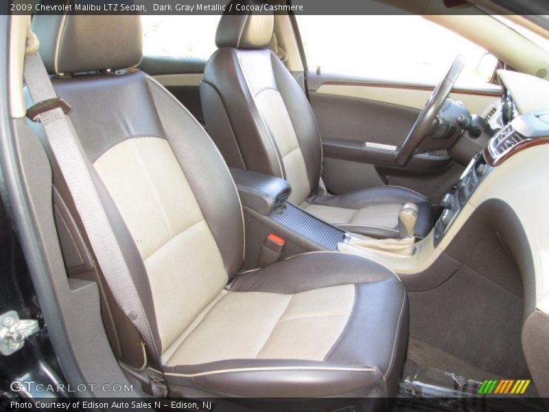 Dark Gray Metallic / Cocoa/Cashmere 2009 Chevrolet Malibu LTZ Sedan