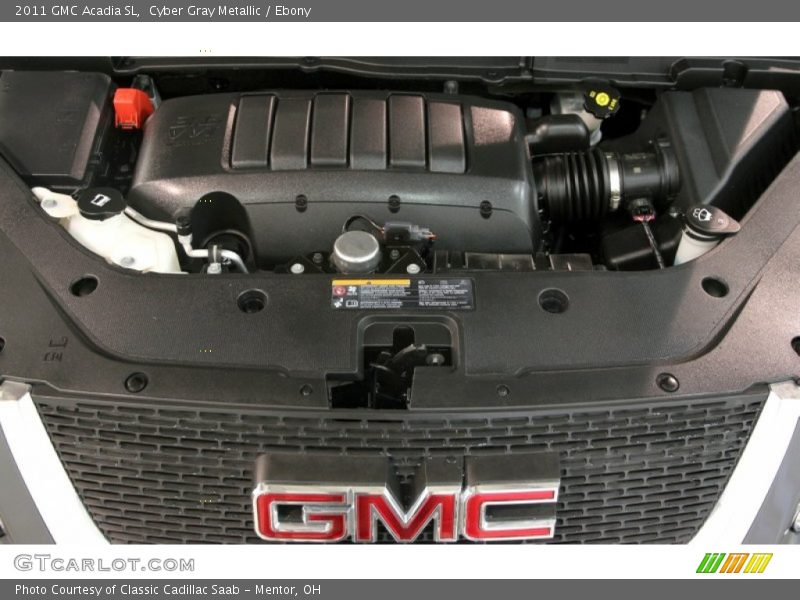 Cyber Gray Metallic / Ebony 2011 GMC Acadia SL