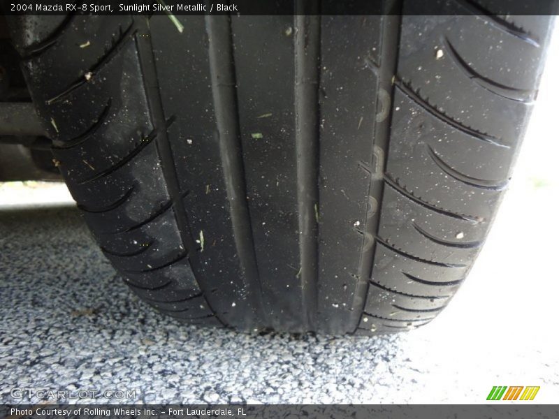 Sunlight Silver Metallic / Black 2004 Mazda RX-8 Sport
