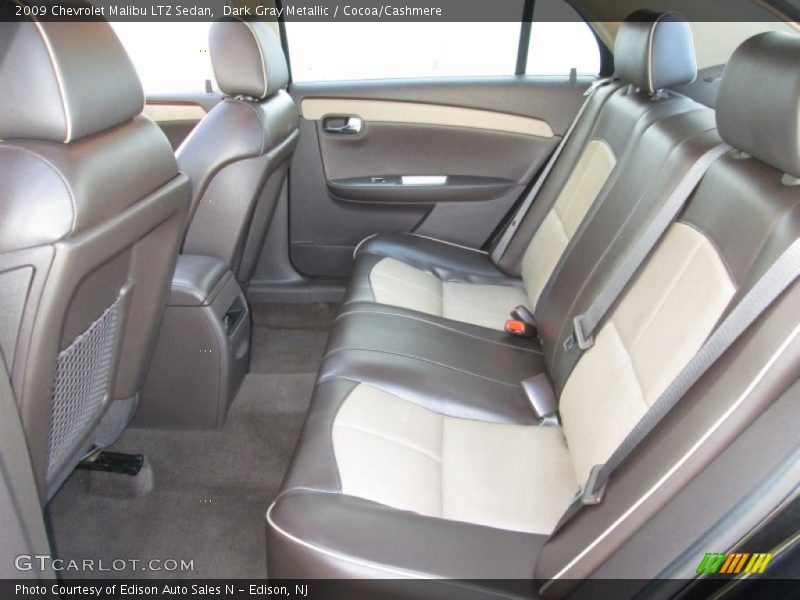 Dark Gray Metallic / Cocoa/Cashmere 2009 Chevrolet Malibu LTZ Sedan