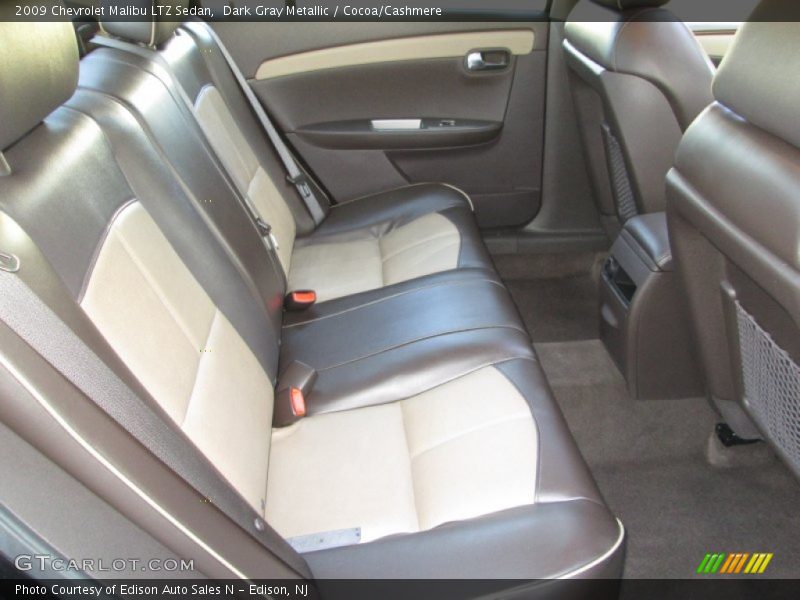 Dark Gray Metallic / Cocoa/Cashmere 2009 Chevrolet Malibu LTZ Sedan