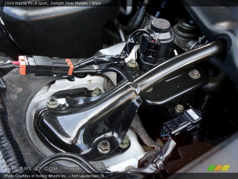 Sunlight Silver Metallic / Black 2004 Mazda RX-8 Sport