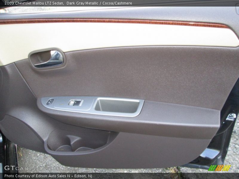 Dark Gray Metallic / Cocoa/Cashmere 2009 Chevrolet Malibu LTZ Sedan
