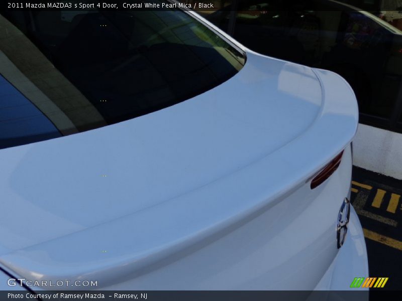 Crystal White Pearl Mica / Black 2011 Mazda MAZDA3 s Sport 4 Door