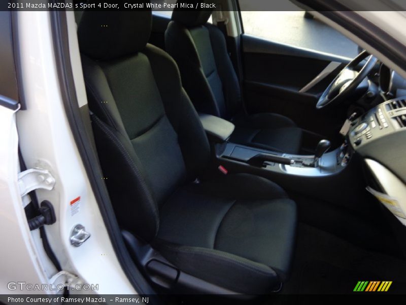 Crystal White Pearl Mica / Black 2011 Mazda MAZDA3 s Sport 4 Door
