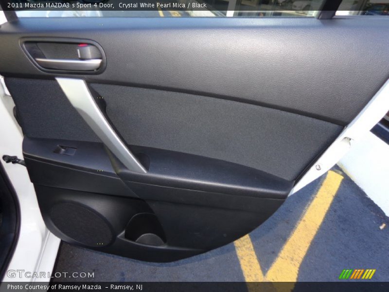 Crystal White Pearl Mica / Black 2011 Mazda MAZDA3 s Sport 4 Door