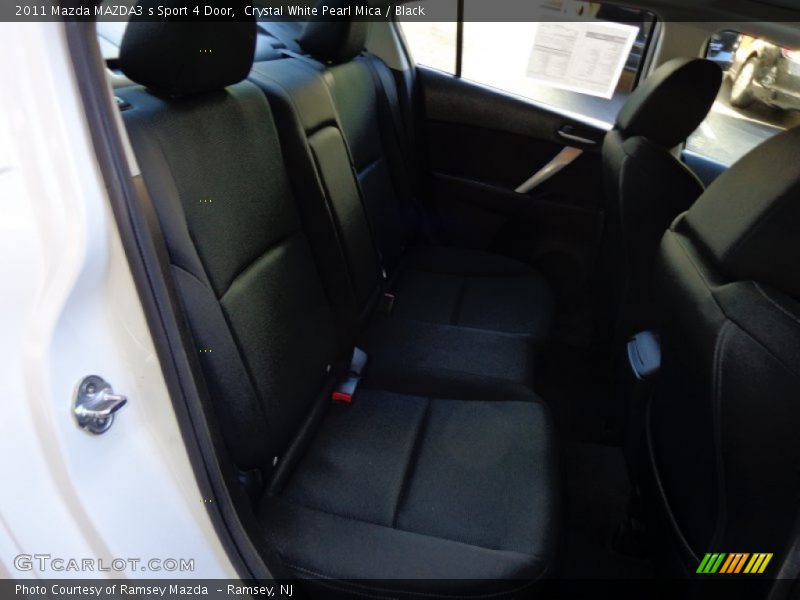 Crystal White Pearl Mica / Black 2011 Mazda MAZDA3 s Sport 4 Door