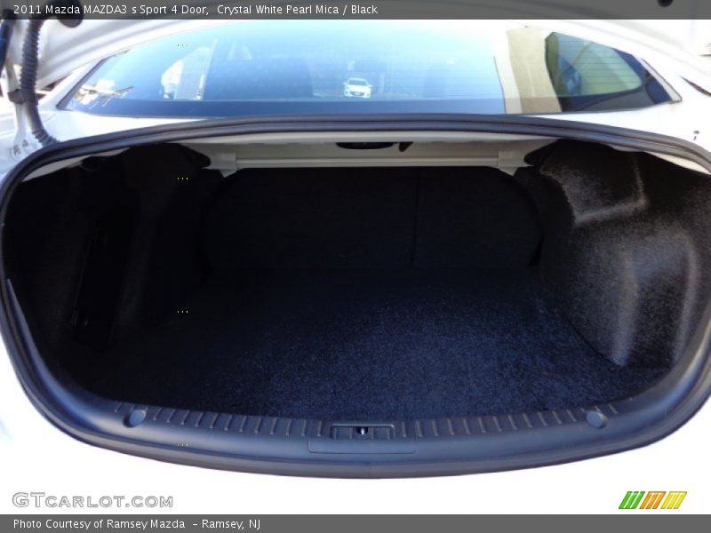 Crystal White Pearl Mica / Black 2011 Mazda MAZDA3 s Sport 4 Door